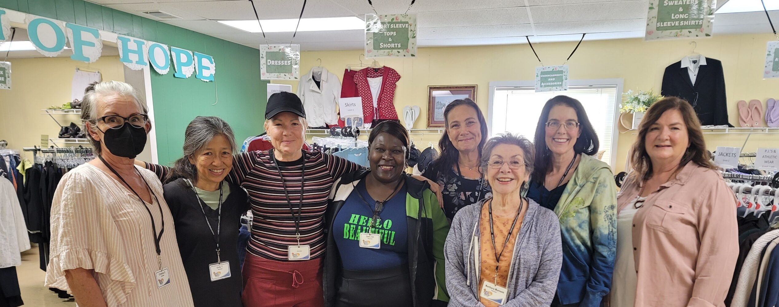 Volunteer Women's Clothes Closet