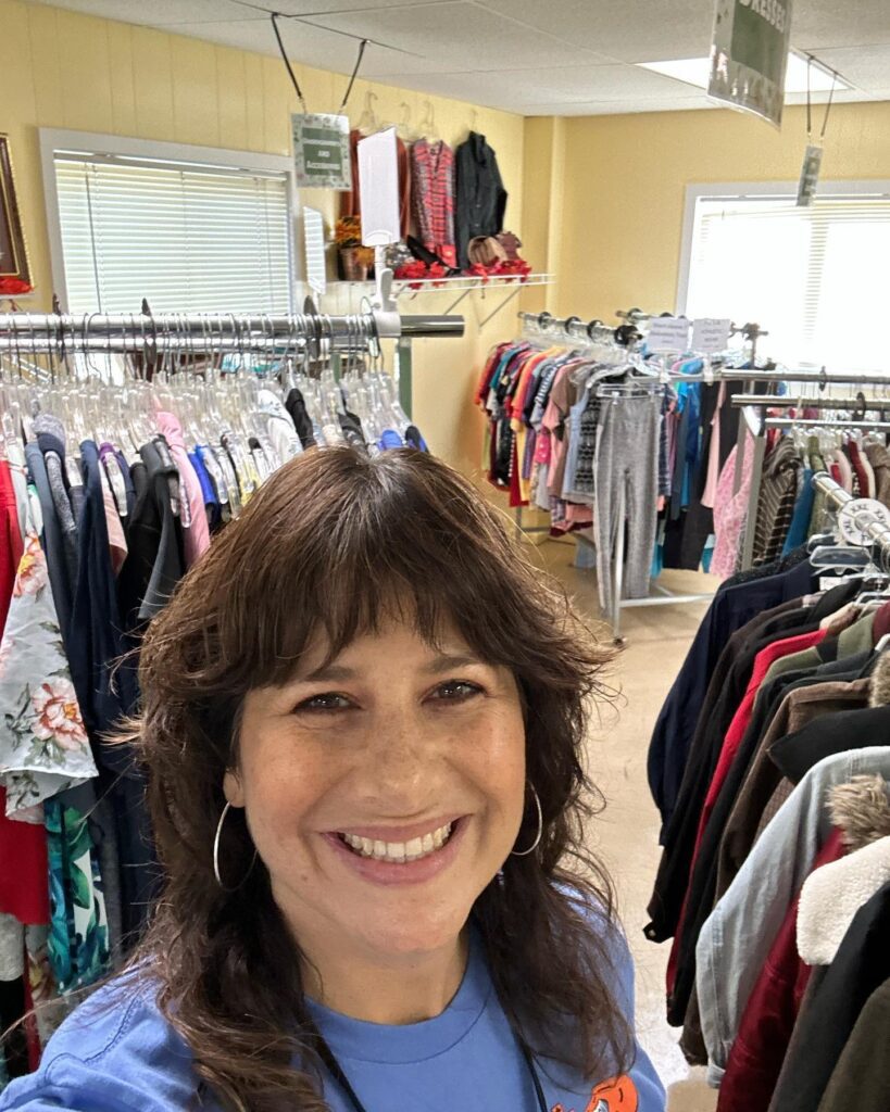 Volunteering in the Women's Clothes Closet Union Gospel Mission